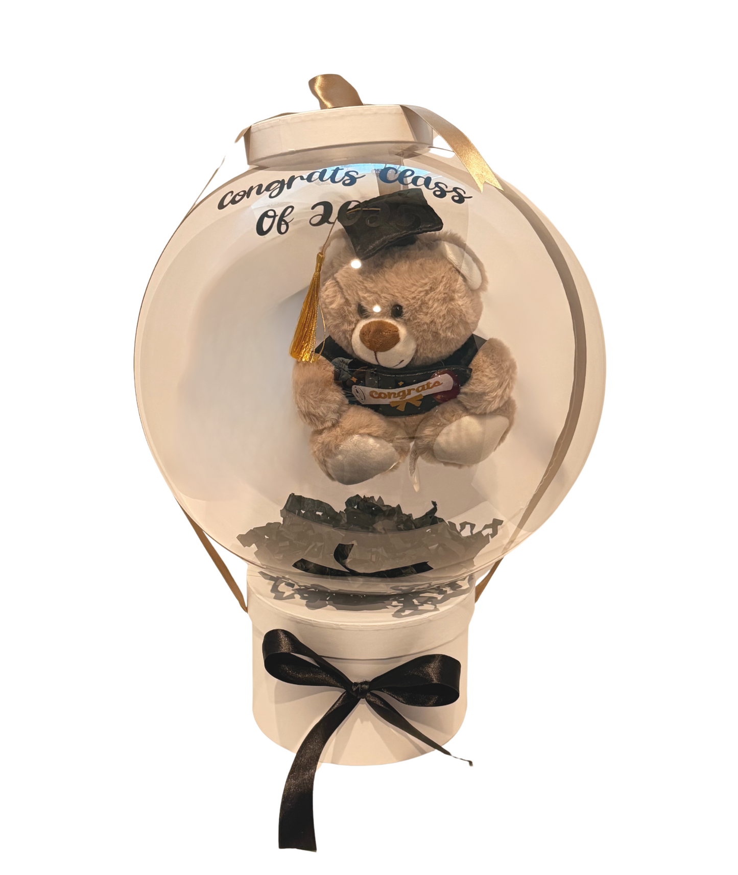Graduation Hot Air Balloon Gift Box with Teddy & Chocolates