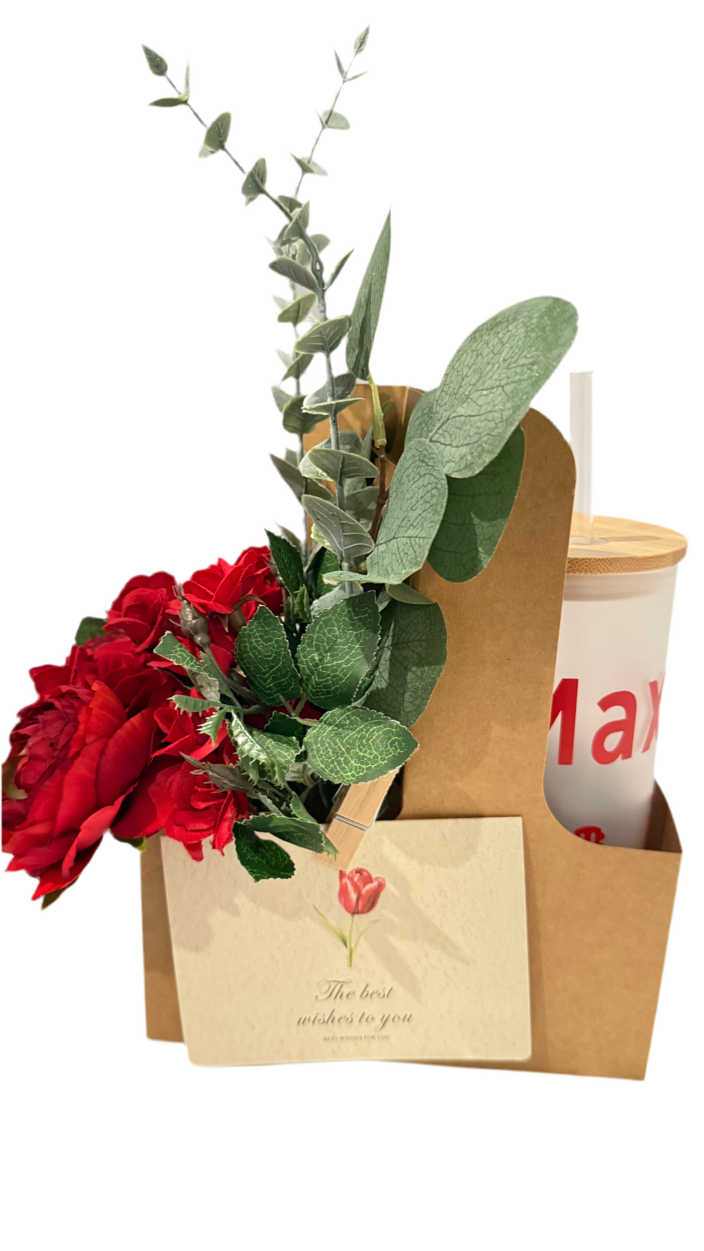 Custom Frosted Glass Tumbler with Lid & Straw – Personalized Gift for Birthdays, Bridesmaids & More