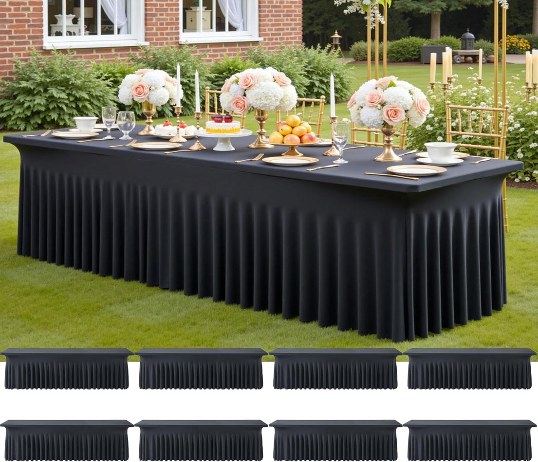 Black table clothes